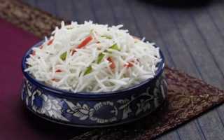 Как варить шлифованный длинный рис