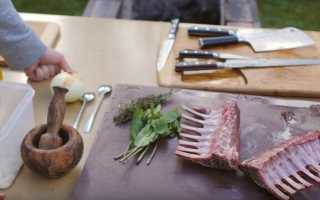 Баранина в фольге на углях: рецепт