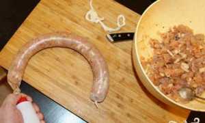 Колбаса из индейки в домашних условиях без кишок в духовке