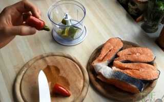 Как приготовить семгу на углях