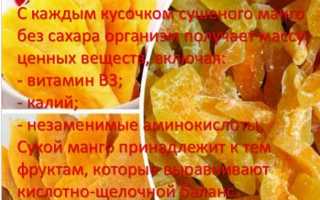 Полезные свойства манго для организма человека