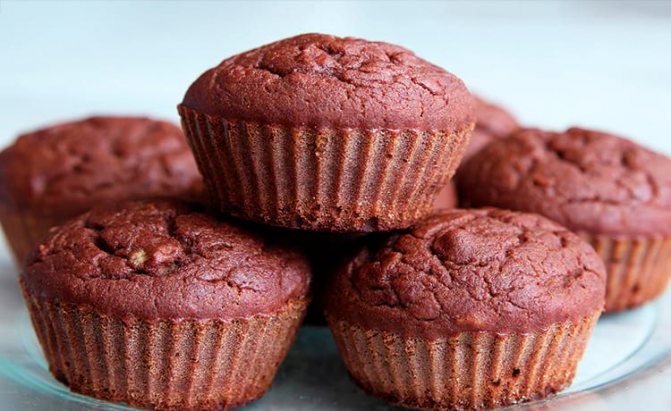 Бананово-шоколадные маффины на овсяной муке