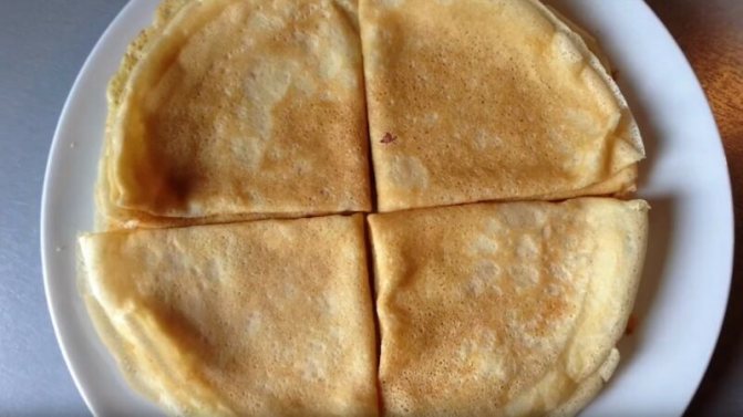 блины на молоке