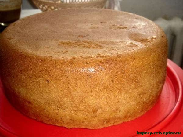 медовый бисквит в мультиварке