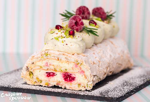 Меренговый рулет