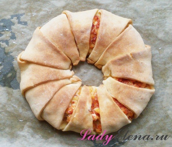 Пирог с фаршем фото-рецепт