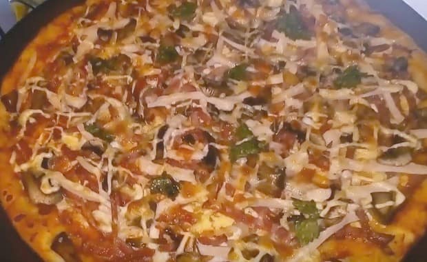 Рецепт пиццы с шампиньонами в домашних условиях