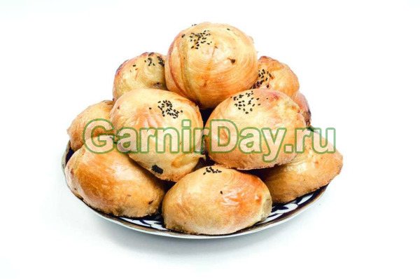 Самса с курицей и цуккини