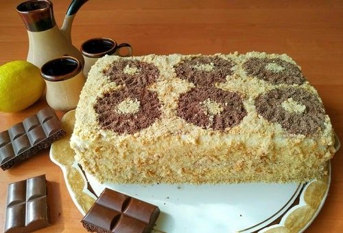 торт из печенья со сгущенкой