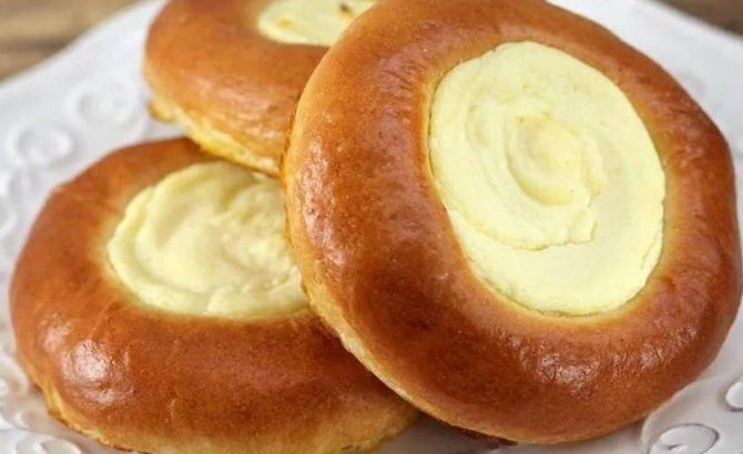 Ватрушка из творожного теста