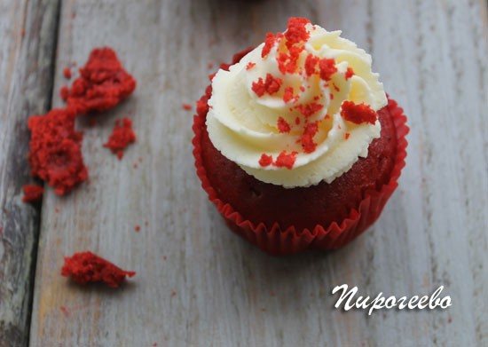 Верхушку можно присыпать бисквитными крошками